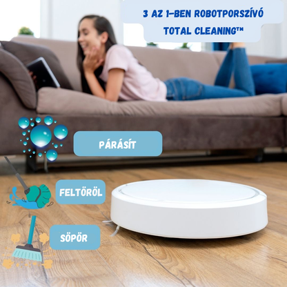 Clean Robot Porszívó | 3 az 1-ben Total Cleaning™